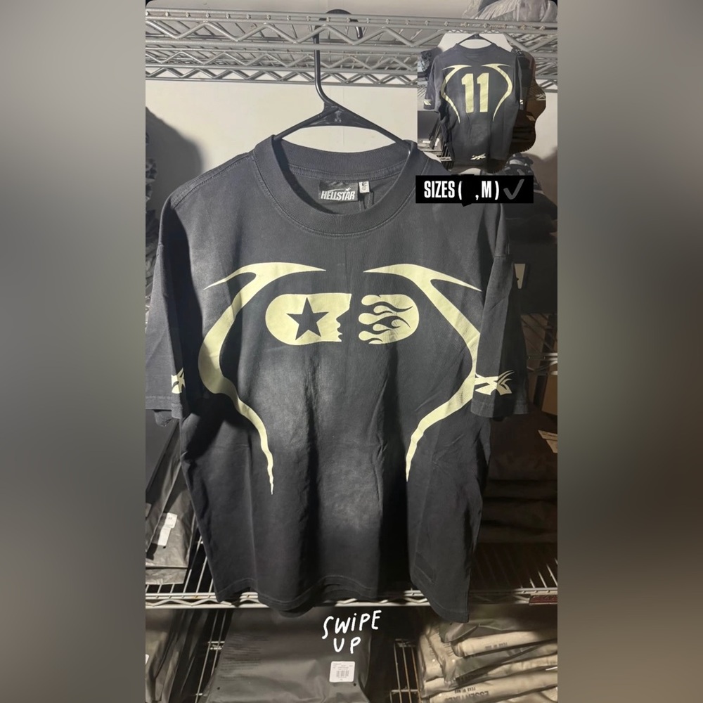 Hell star Black Graphic T-Shirt